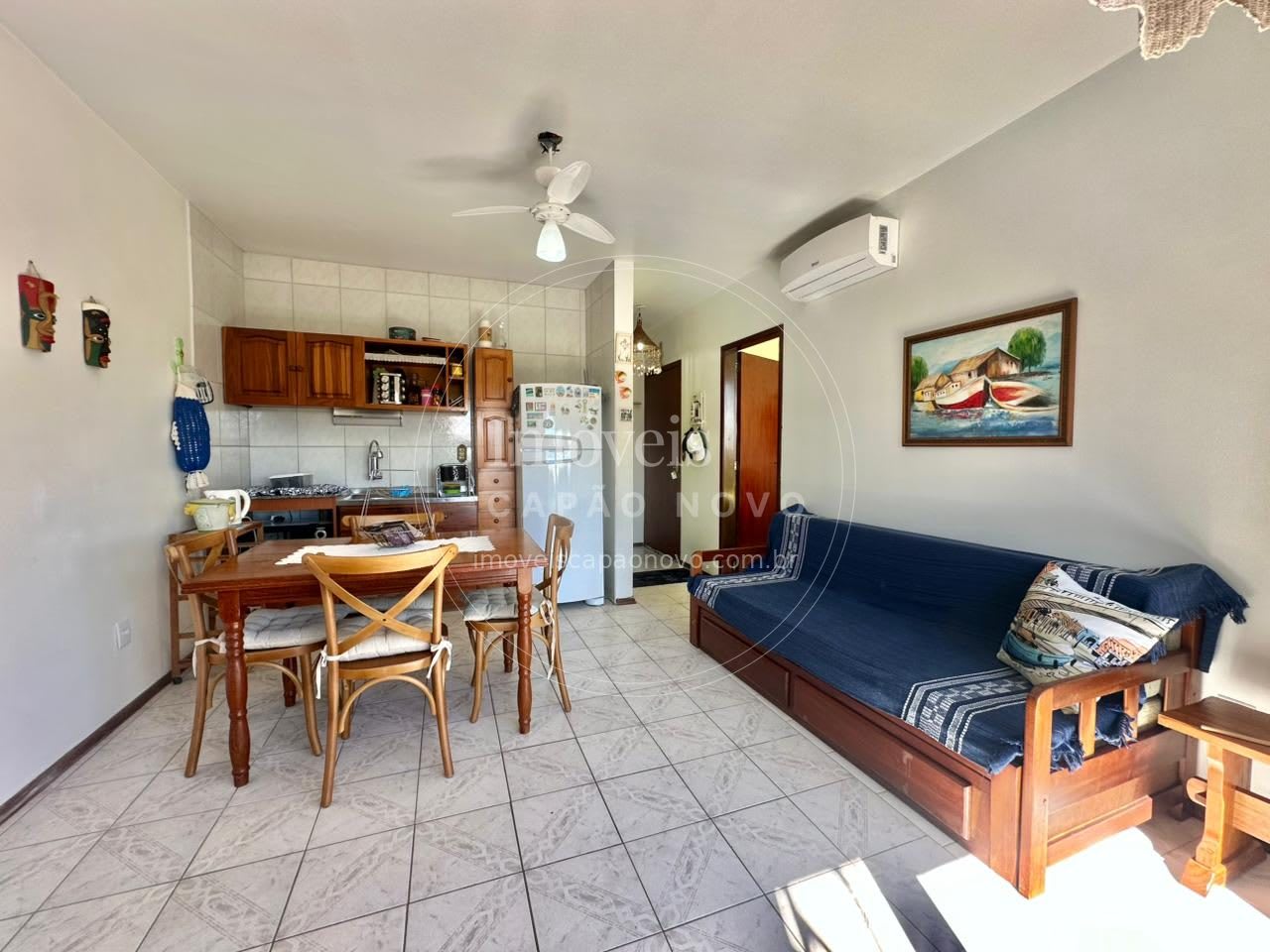 Apartamento 1 Dormitório Pé na Areia na Beira Mar de Capão Novo - Foto 2