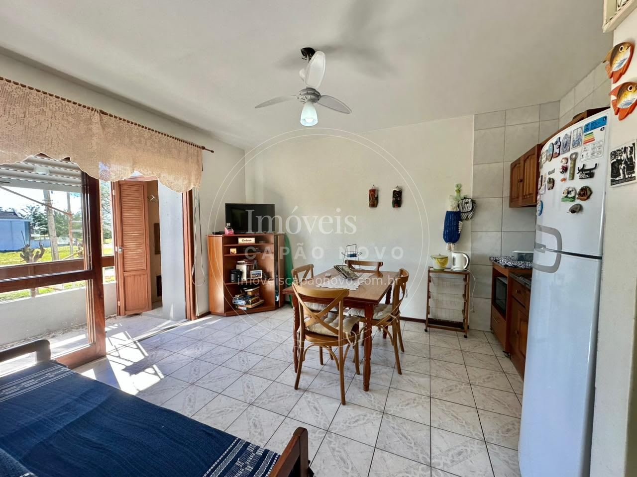 Apartamento 1 Dormitório Pé na Areia na Beira Mar de Capão Novo - Foto 4
