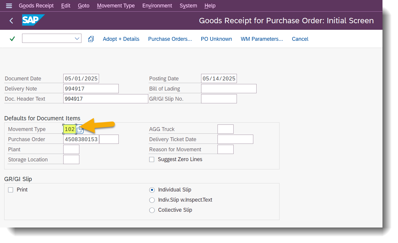 Reverse GR Screenshot
