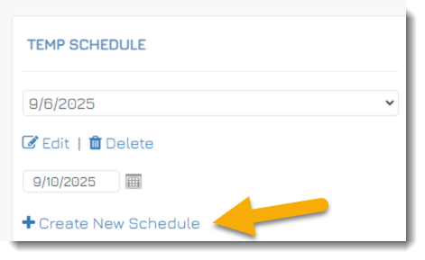 ScheduleComm Create New Date