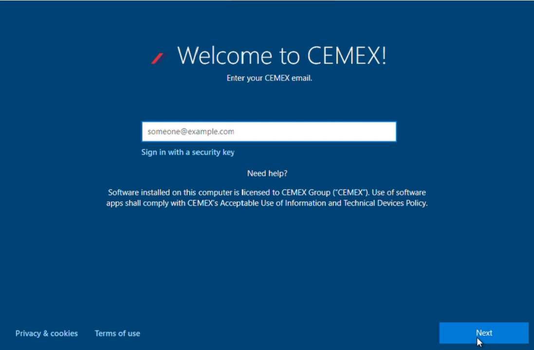 Welcome screen - Autopilot setup (full size)