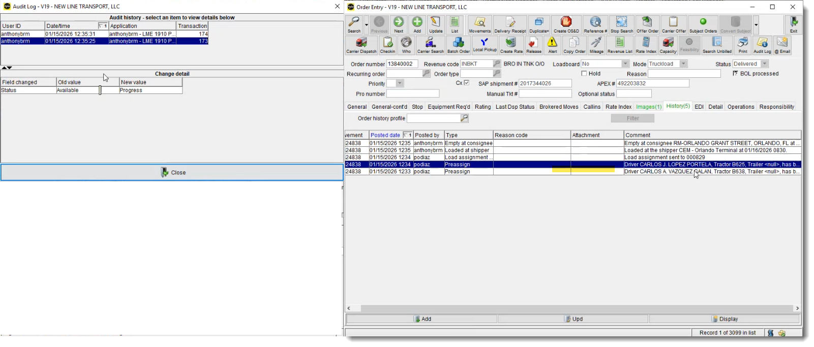 SCR-05 Cement Order Delivered