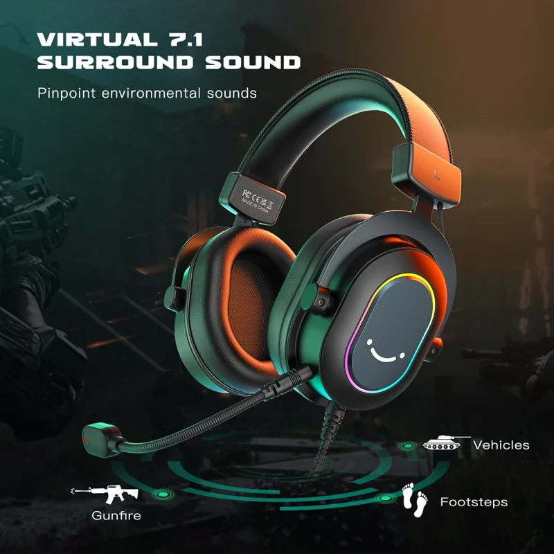 Dynamic RGB Gaming Headset - image 2