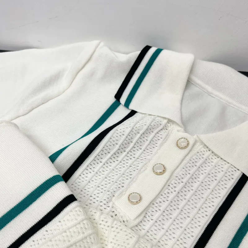 Chic Fashion Sexy Package Hips Knitted Mini Dress - image 3