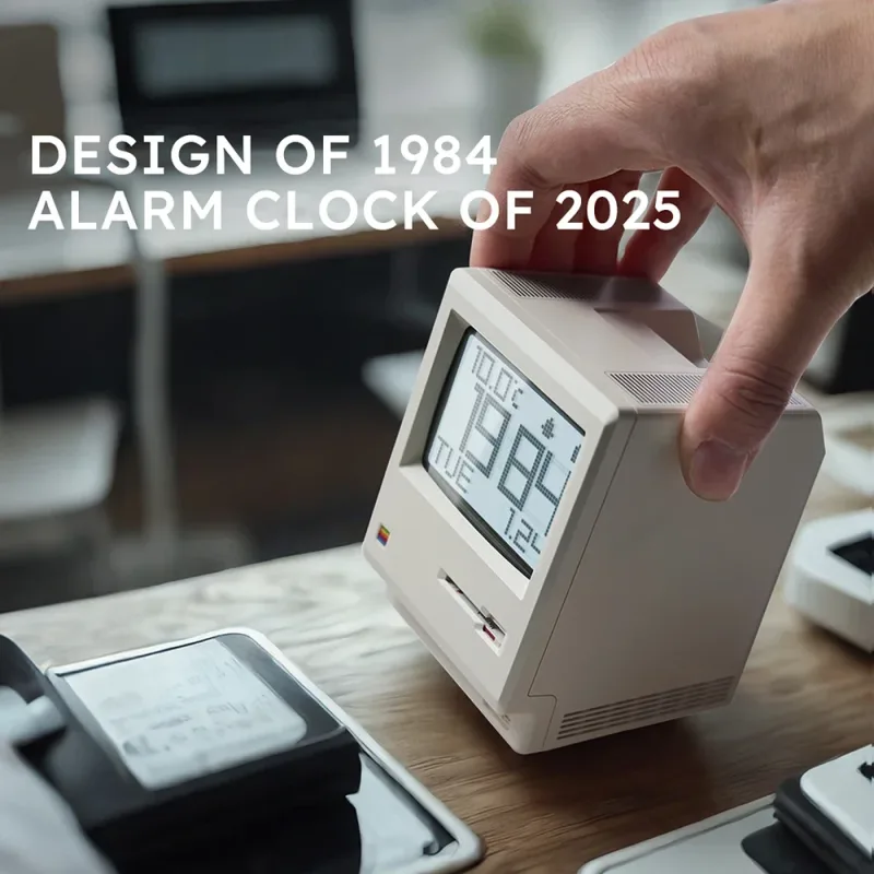 Maclock Retro Clock Creativity Alarm Clock - image 3