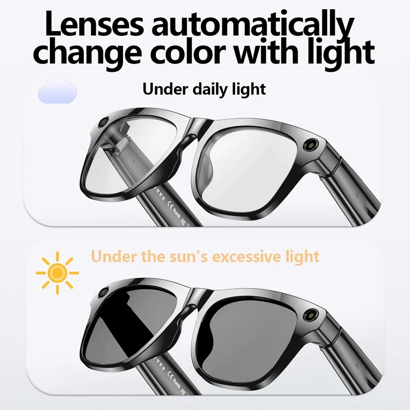 800W HD AI Smart Bluetooth Glasses - image 2