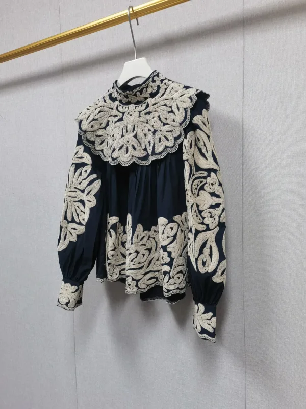 Retro Patterned Embroidered Women Lantern - image 2