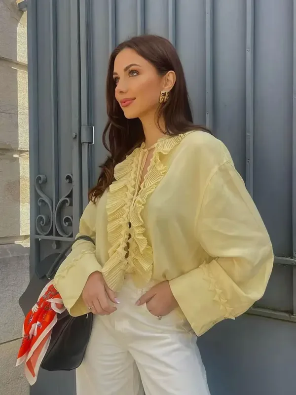 HH Women's Fashion Chiffon Blouse - image 1