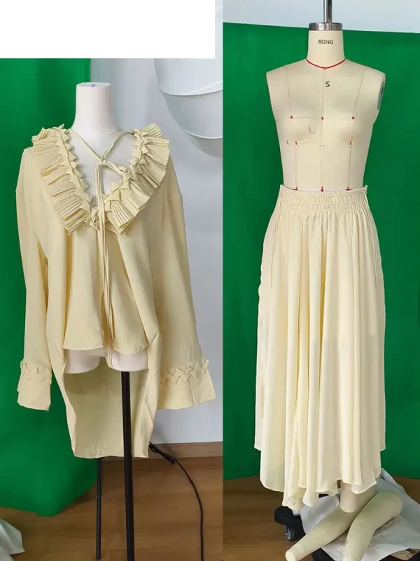 HH Women's Fashion Chiffon Blouse - image 3