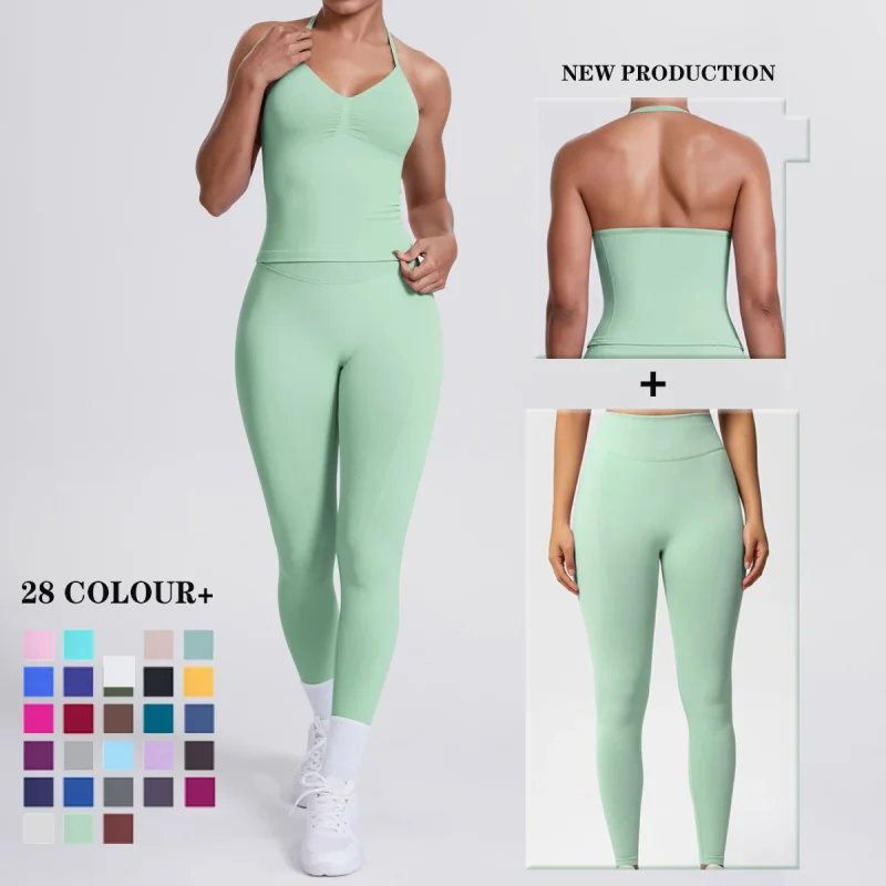 2 Piece Yoga Clothes Women Tracksuit - image 1