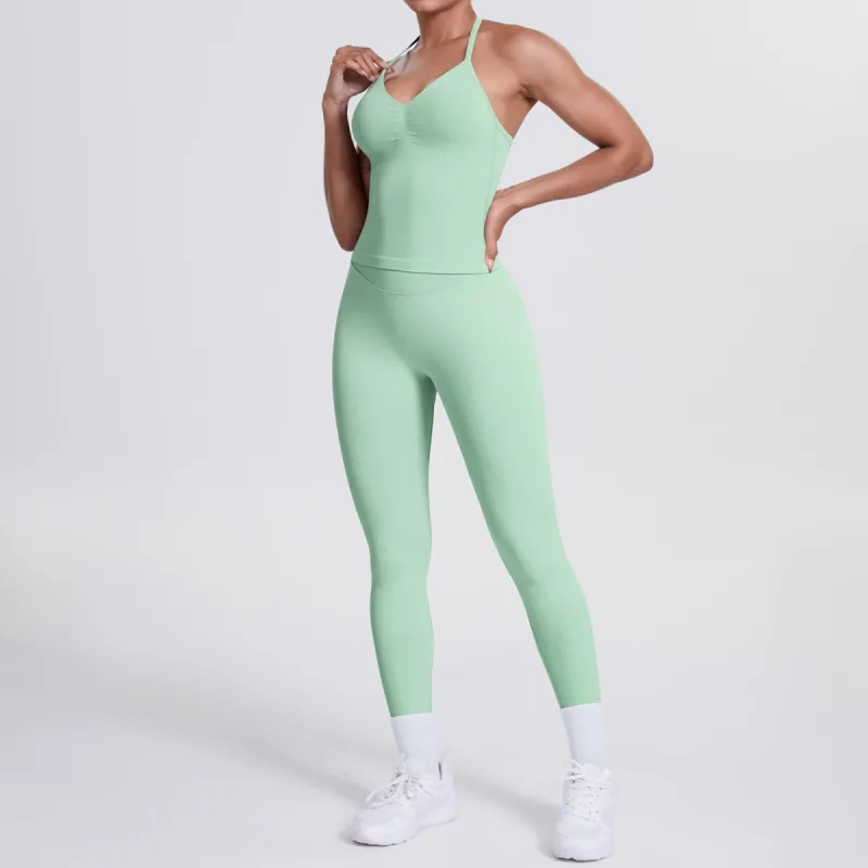 2 Piece Yoga Clothes Women Tracksuit - image 2