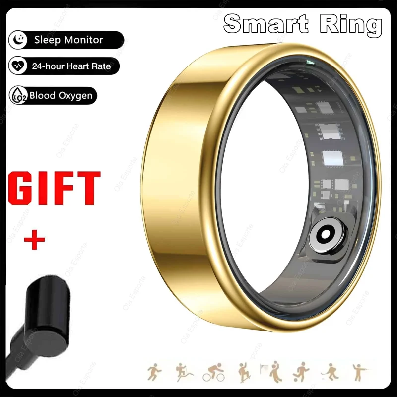 R10 Smart Ring with Charging Dock Men Women - image 3