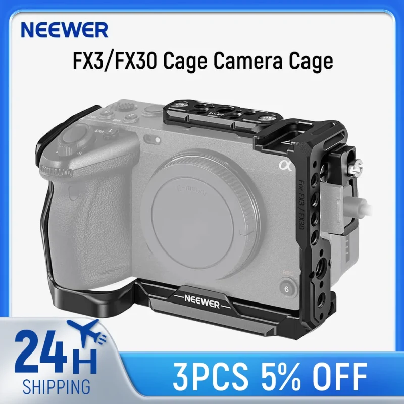 NEEWER FX3/FX30 Camera Cage with Cable Clamp - image 1