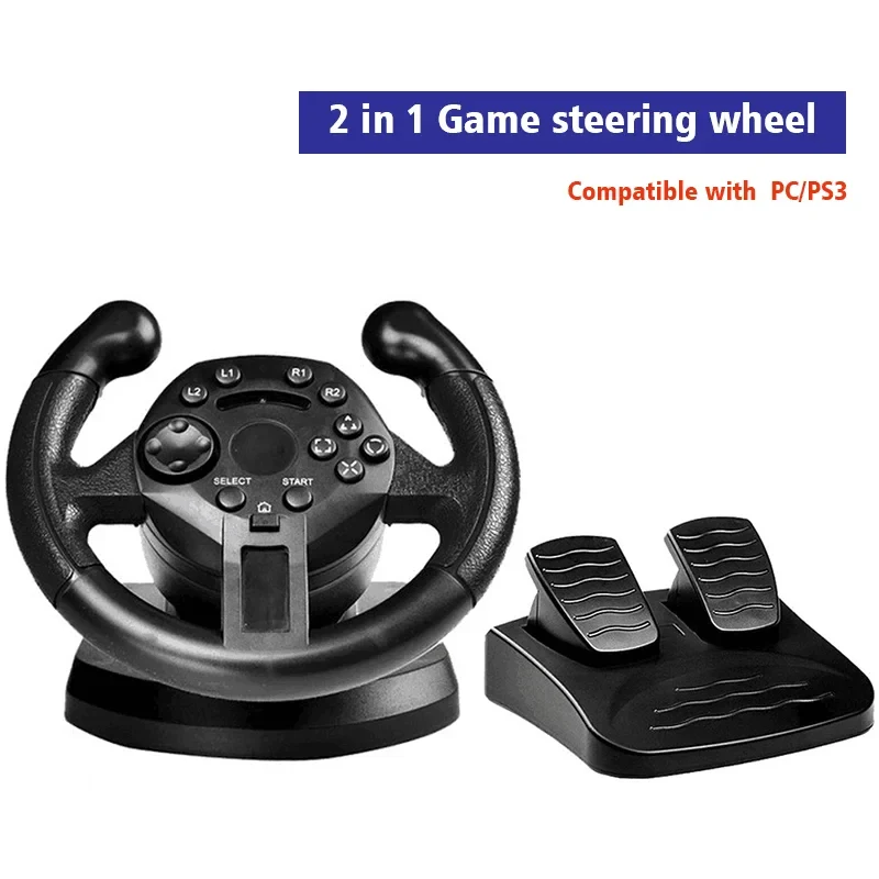 DATA FROG Racing Steering Wheel with Vibration - image 2