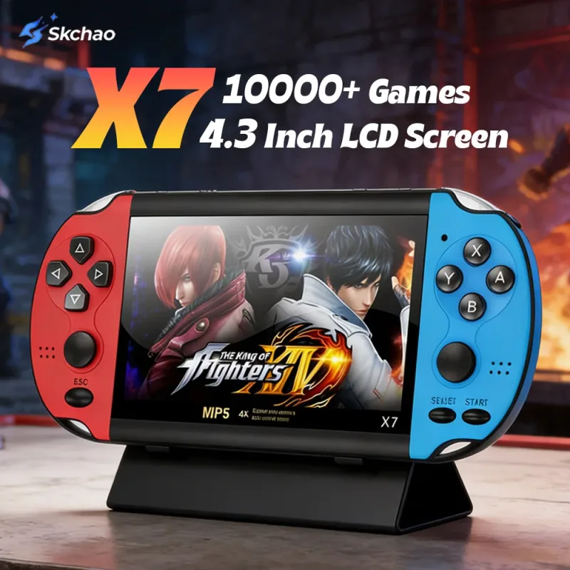10000 Games X7 Retro Handheld Game Console - image 1