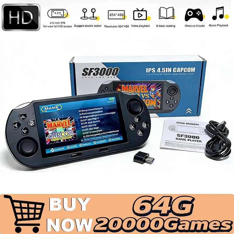 Multi Functional SF3000 Portable Handheld Game Console - image 1