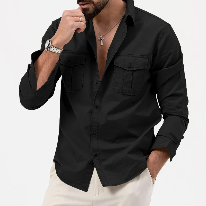 Men's Shirt Loose Large Size - image 3
