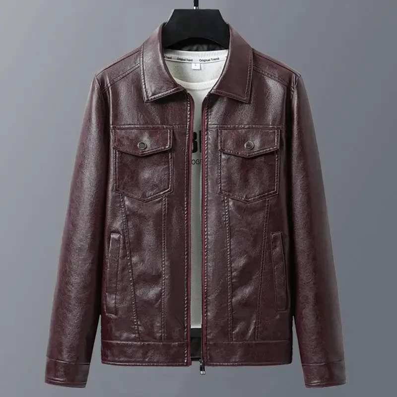 Men's Genuine Leather Jacket - image 2