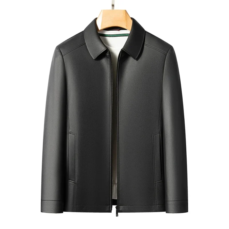 Men's Fashion Casual Large-Sized Goatskin Leather - image 3