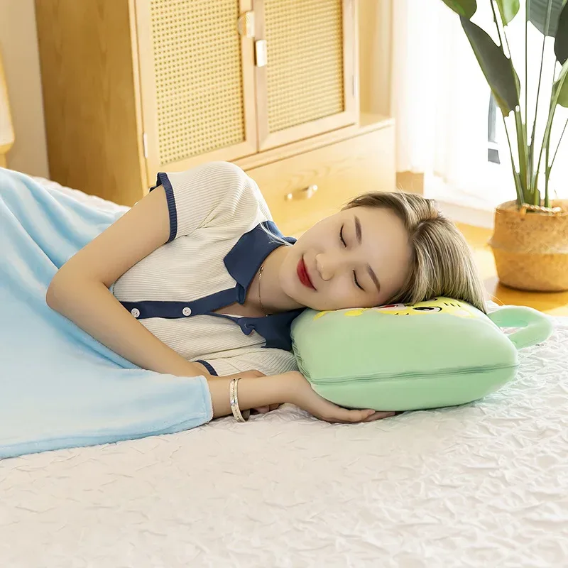 Cartoon Air Conditioner Quilt 2 In 1 Pillow - image 1