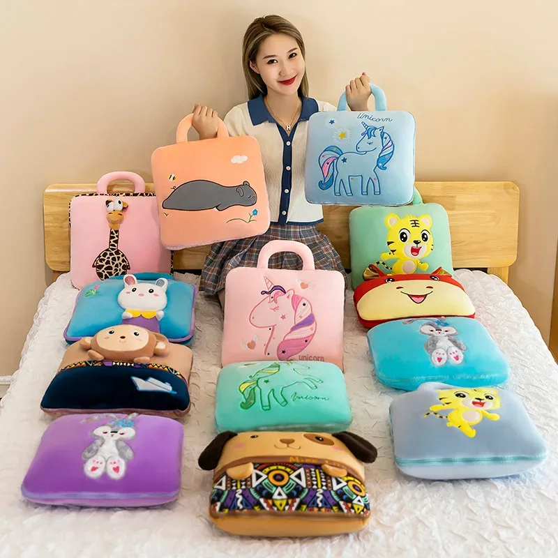 Cartoon Air Conditioner Quilt 2 In 1 Pillow - image 2