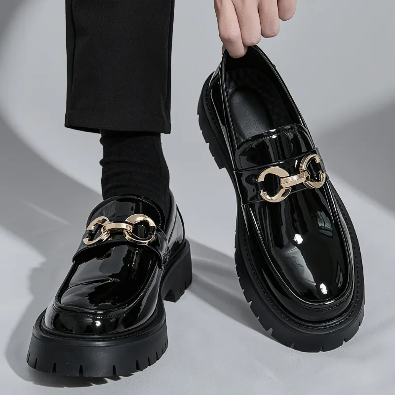 ashion Thick Sole Men's Penny Loafers - image 2