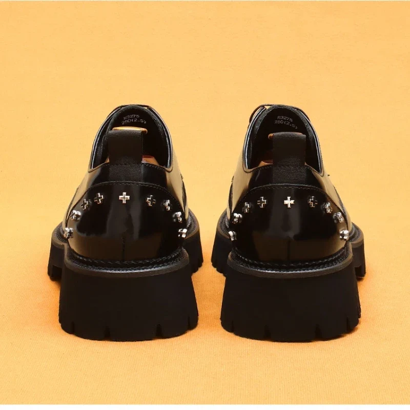 Double Layer Platform Derby Shoes - image 3