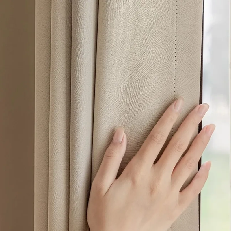 1PC Japanese-style milk tea color cotton linen - image 1