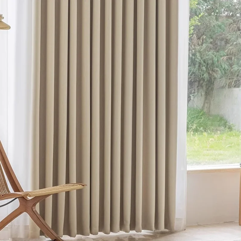 1PC Japanese-style milk tea color cotton linen - image 2