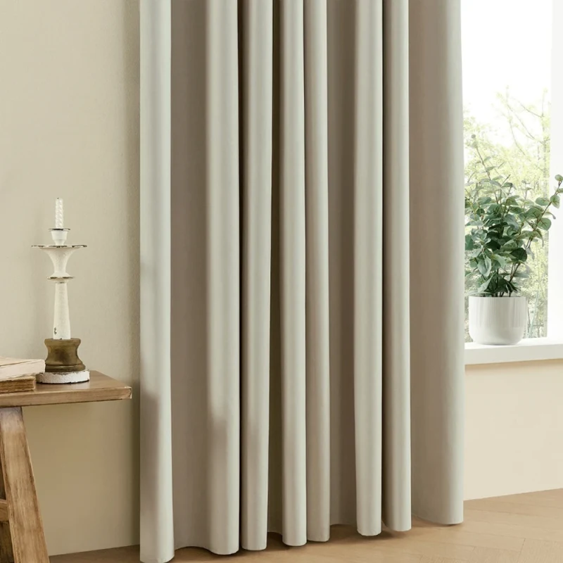 Modern Minimalist Blackout Curtain - - image 2