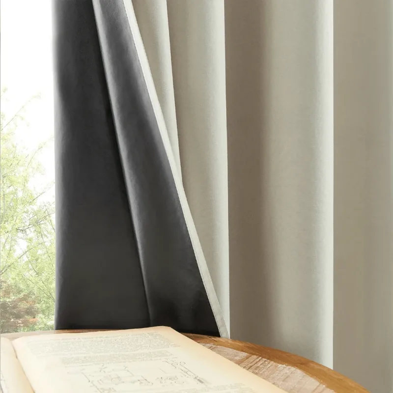 Modern Minimalist Blackout Curtain - - image 3