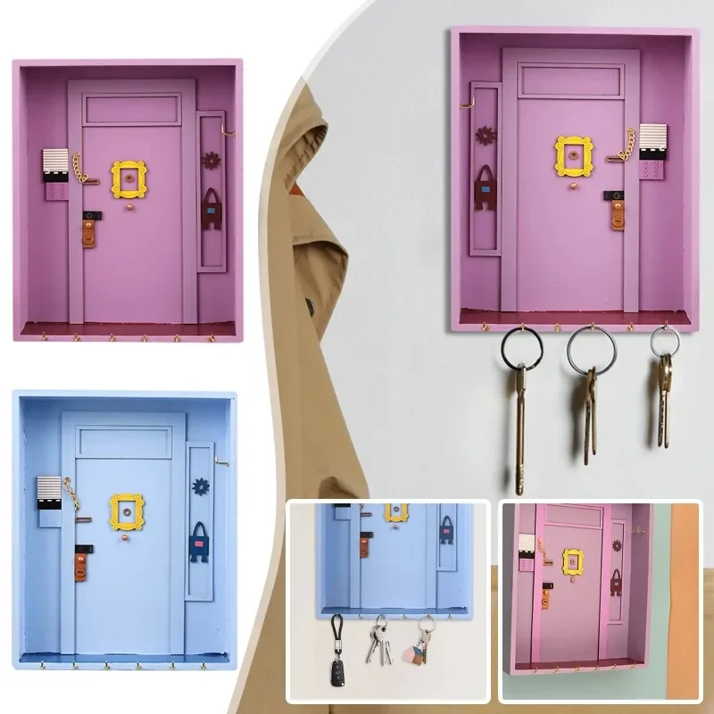 Door Friends Key Holder Wood Box - image 1
