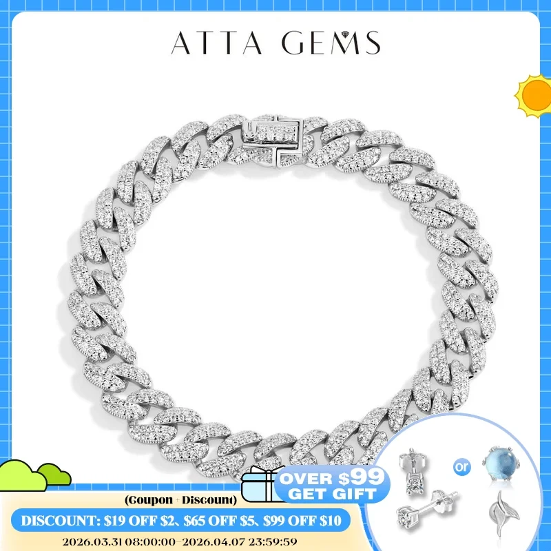 DVVS1 Full Moissanite Cuba Chain - image 1