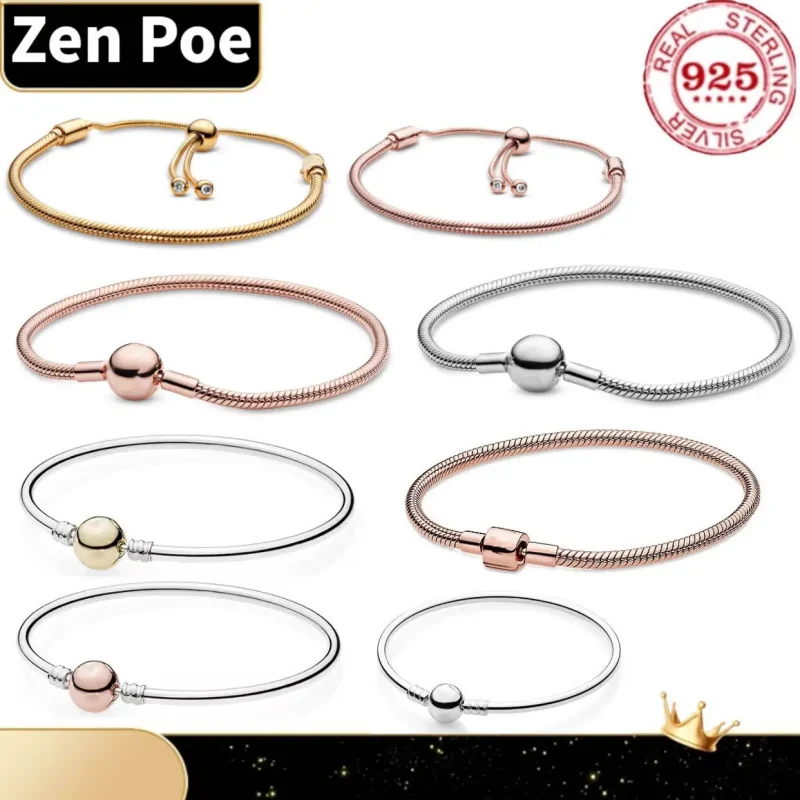 heart-shaped circular classic bead bracelet - image 1