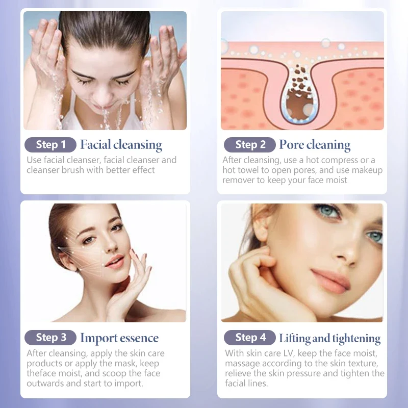 Ultrasonic Skin Scrubber Deep Face Cleaning - image 3