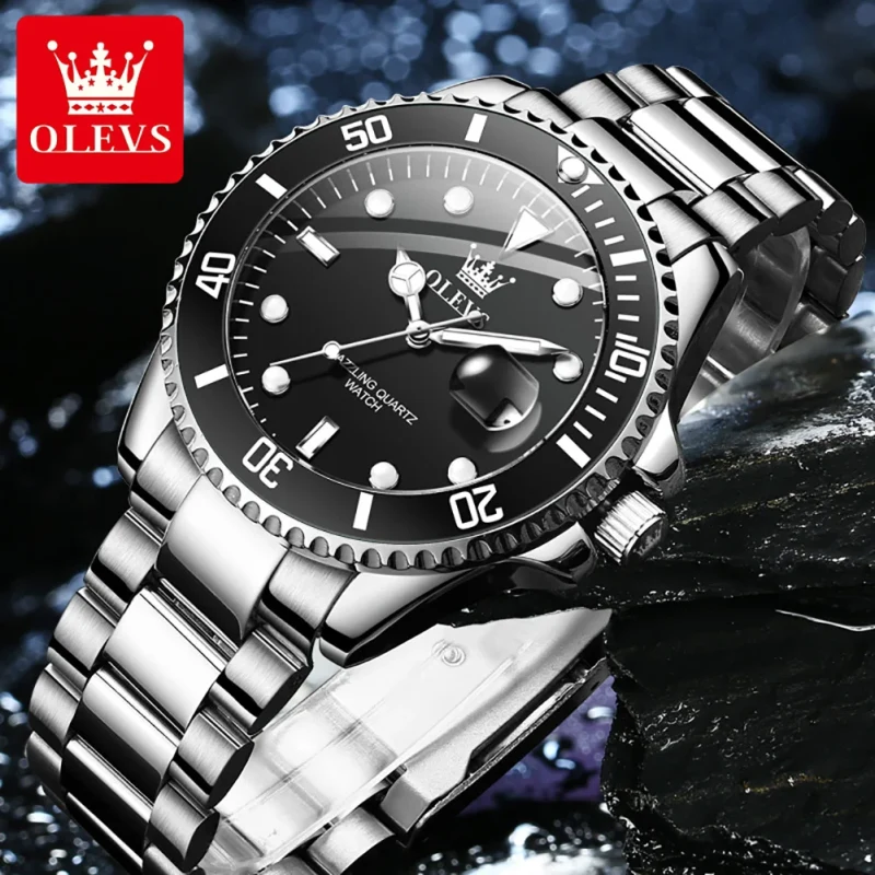 OLEVS Men's Watch Luxury Top Brand - image 2
