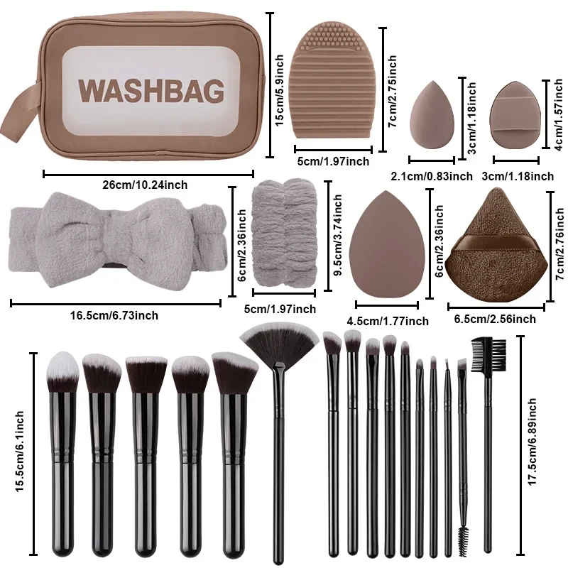 Soft Fluffy Eyeshadow Foundation Concealer Blending Blush - image 3