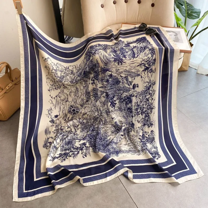 Plant-printed Scarf - image 2