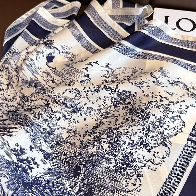 Plant-printed Scarf - image 3