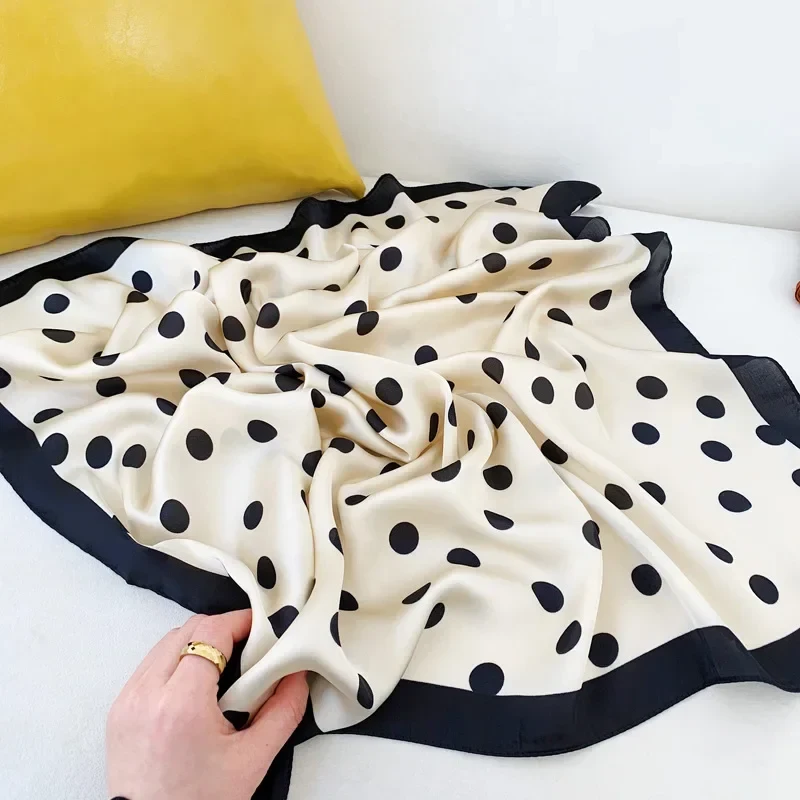 Handkerchief Dot Print Silk - image 1