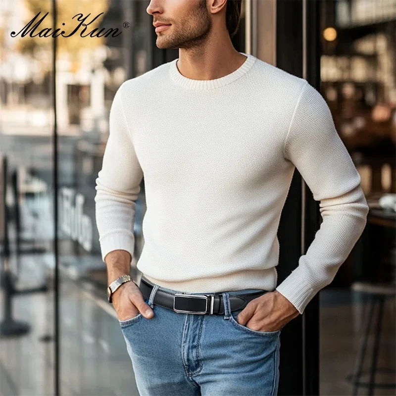 Maikun Leather Ratchet Belt - image 3
