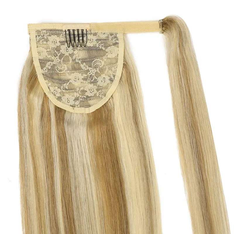 Straight Human Hair Ponytail - image 2