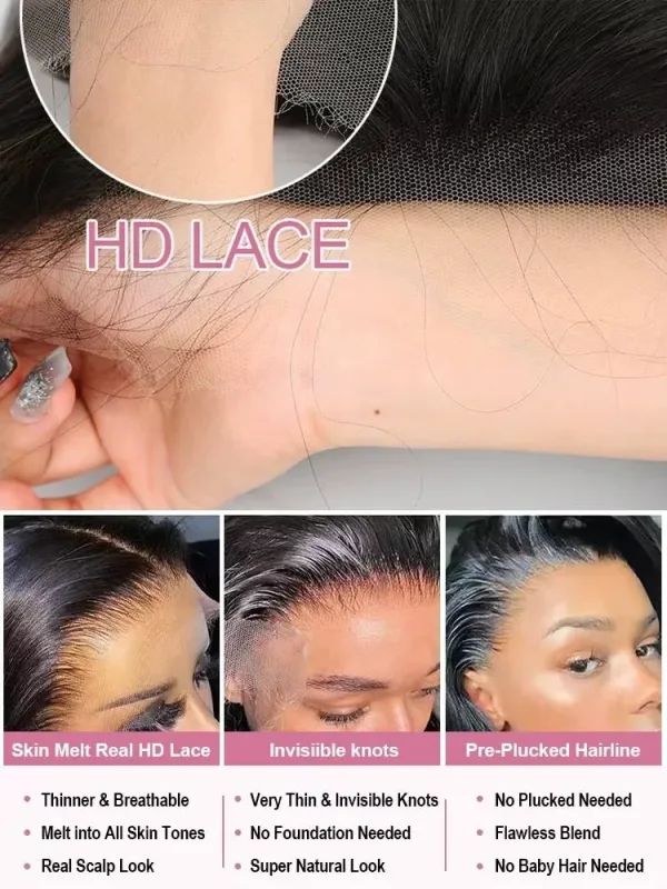 0 36 Inch 300 Density Frontal Wig - image 3