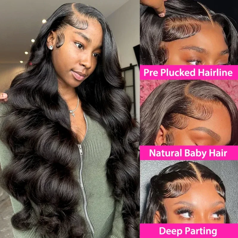 40 Inch Body Wave 13x6 HD Lace Frontal Wigs - image 3