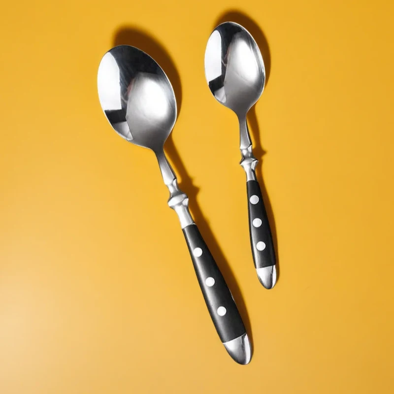 Hotel Stainless Steel Table Knife Fork Spoon Sets - image 3