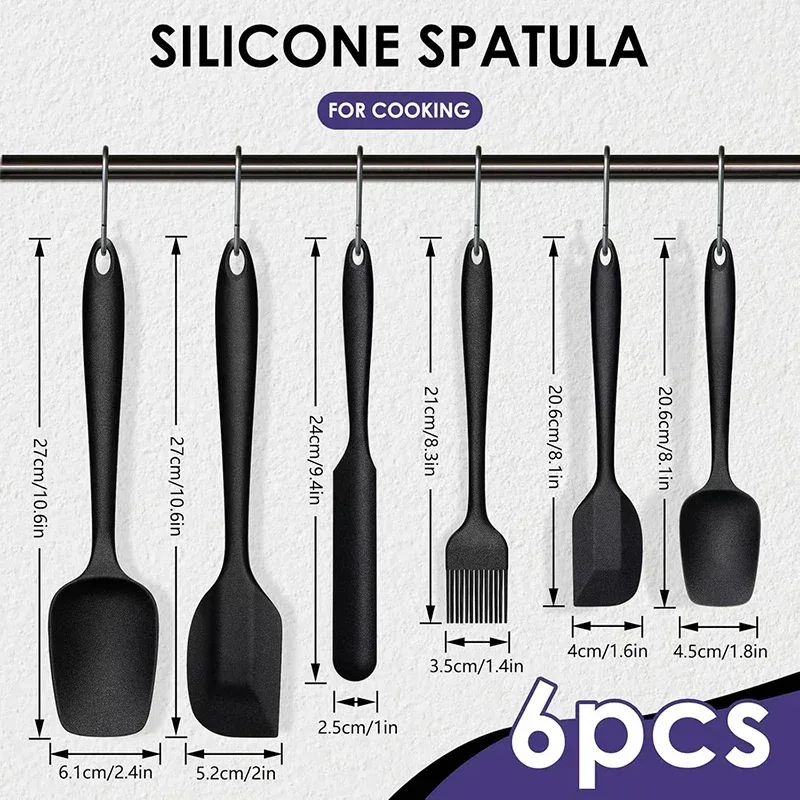 Silicone Spatula set for baking-cake frosting kit - image 1