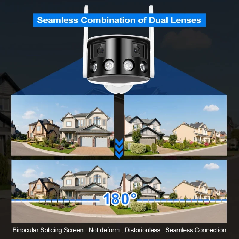 4K 8MP WIFI Dual Lens Panoramic CCTV - image 2