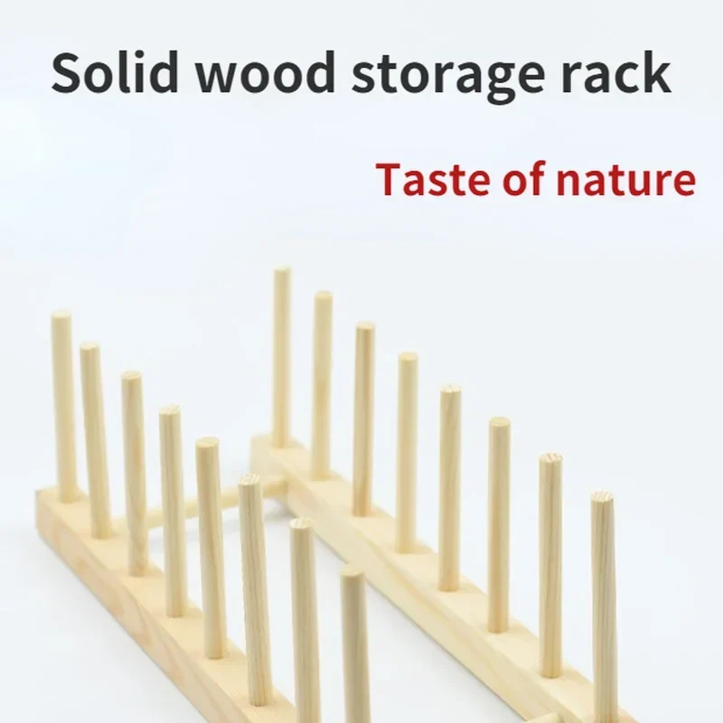 Practical DIY Locker Bamboo Drain Rack Wooden Plate - image 2