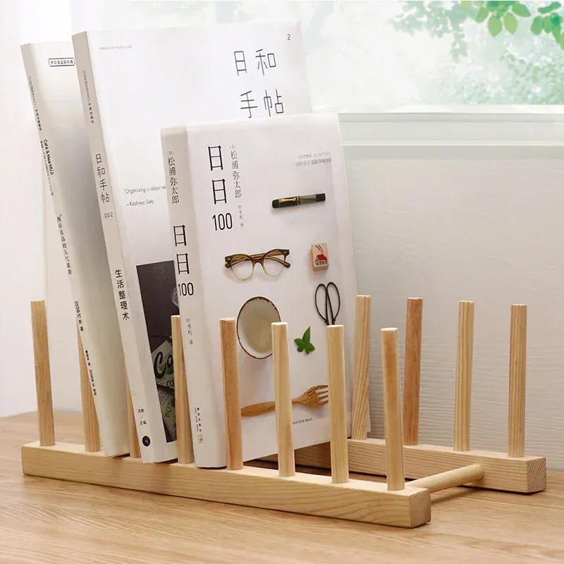 Practical DIY Locker Bamboo Drain Rack Wooden Plate - image 3