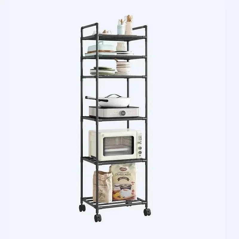 Kitchen multi-layer floor storage rack - image 2